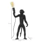 LAMPA STOŁOWA MONKEY NERO 26X34X55 cm